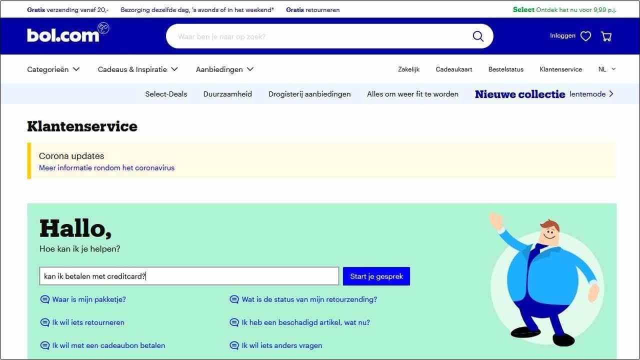 Betalen bij bol.com met creditcard (of - creditcardreview.nl
